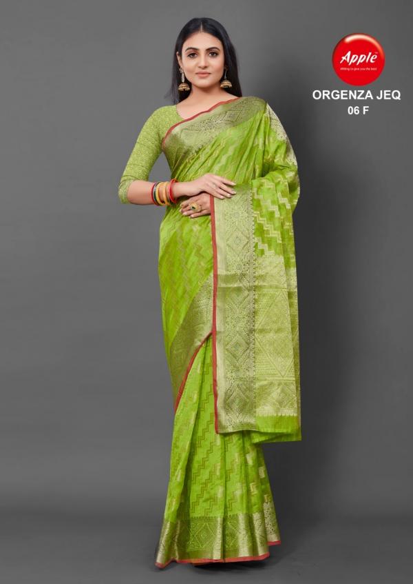 Apple Organza Jeq 6 Fancy Saree Collection